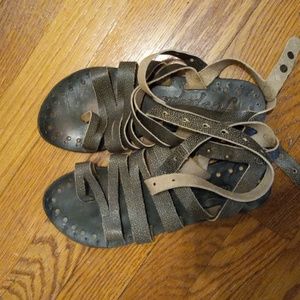 Free People Gladiator Leather Sandal